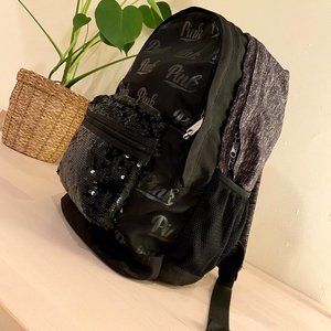 PINK VICTORIA'S SECRET BACKPACK